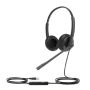 Yealink UH34 Headset Bedraad Hoofdband Kantoor/callcenter Zwart (UH34DUALUC) thumbnail
