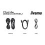 iiyama G-MASTER GB2445HSU-B2 LED display 60,5 cm (23.8") 1920 x 1080 Pixels Full HD Zwart (GB2445HSU-B2) thumbnail