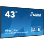 iiyama LH4360UHS-B2AG beeldkrant Digitaal A-kaart 108 cm (42.5") LED Wifi 500 cd/m² 4K Ultra HD Zwart Type processor Android 11 24/7 (LH4360UHS-B2AG) thumbnail