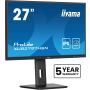 iiyama ProLite XUB2797HSN-B2 computer monitor 68,6 cm (27") 1920 x 1080 Pixels Full HD LED Zwart (XUB2797HSN-B2) thumbnail
