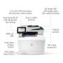 HP Color LaserJet Pro MFP M479fdw, Printen, kopiëren, scannen, fax, e-mail, Scannen naar e-mail/pdf; Dubbelzijdig printen; ADF voor 50 vel ongekruld (W1A80A) thumbnail