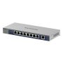 NETGEAR GS108MX-100EUS netwerk-switch Unmanaged L2 Gigabit Ethernet (10/100/1000) Bureaublad-/wandmontage (GS108MX-100EUS) thumbnail