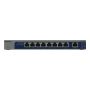 NETGEAR GS108MX-100EUS netwerk-switch Unmanaged L2 Gigabit Ethernet (10/100/1000) Bureaublad-/wandmontage (GS108MX-100EUS) thumbnail