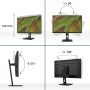 Philips 3000 series 27B1U3900/00 computer monitor 68,6 cm (27") 3840 x 2160 Pixels 4K Ultra HD LCD Zwart (27B1U3900/00) thumbnail