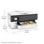 HP OfficeJet Pro 7720 breedformaat All-in-One printer, Kleur, Printer voor Kleine kantoren, Printen, kopiëren, scannen, faxen, Invoer voor 35 vel; Printen via USB-poort aan voorzijde; Dubbelzijdig printen (Y0S18A#A80) thumbnail