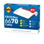 FRITZ!Box 6670 Cable Edition International draadloze router 2.5 Gigabit Ethernet Dual-band (2.4 GHz / 5 GHz) Rood, Wit (20003083) thumbnail