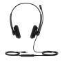 Yealink UH34 Lite Dual Teams Headset Bedraad Hoofdband Kantoor/callcenter USB Type-A Zwart (1308160) thumbnail
