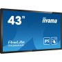 iiyama T4362AS-B1 beeldkrant Interactief flatscreen 108 cm (42.5") IPS 500 cd/m² 4K Ultra HD Zwart Touchscreen Type processor Android 8.0 24/7 (T4362AS-B1) thumbnail