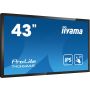 iiyama T4362AS-B1 beeldkrant Interactief flatscreen 108 cm (42.5") IPS 500 cd/m² 4K Ultra HD Zwart Touchscreen Type processor Android 8.0 24/7 (T4362AS-B1) thumbnail