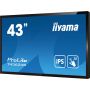 iiyama T4362AS-B1 beeldkrant Interactief flatscreen 108 cm (42.5") IPS 500 cd/m² 4K Ultra HD Zwart Touchscreen Type processor Android 8.0 24/7 (T4362AS-B1) thumbnail