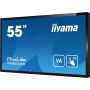 iiyama T5562AS-B1 beeldkrant Interactief flatscreen 138,7 cm (54.6") VA 500 cd/m² 4K Ultra HD Zwart Touchscreen Type processor Android 8.0 24/7 (T5562AS-B1) thumbnail