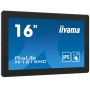 iiyama ProLite TF1615MC-B1 computer monitor 39,6 cm (15.6") 1920 x 1080 Pixels Full HD Touchscreen Zwart (TF1615MC-B1) thumbnail