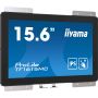 iiyama ProLite TF1615MC-B1 computer monitor 39,6 cm (15.6") 1920 x 1080 Pixels Full HD Touchscreen Zwart (TF1615MC-B1) thumbnail
