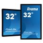 iiyama ProLite TF3239MSC-B1AG computer monitor 80 cm (31.5") 1920 x 1080 Pixels Full HD LED Touchscreen Multi-gebruiker Zwart (TF3239MSC-B1AG) thumbnail