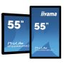 iiyama ProLite TF5539UHSC-B1AG computer monitor 139,7 cm (55") 3840 x 2160 Pixels 4K Ultra HD LED Touchscreen Multi-gebruiker Zwart (TF5539UHSC-B1AG) thumbnail