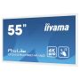 iiyama ProLite TF5539UHSC-W1AG computer monitor 139,7 cm (55") 3840 x 2160 Pixels 4K Ultra HD LED Touchscreen Multi-gebruiker Wit (TF5539UHSC-W1AG) thumbnail
