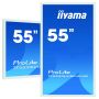 iiyama ProLite TF5539UHSC-W1AG computer monitor 139,7 cm (55") 3840 x 2160 Pixels 4K Ultra HD LED Touchscreen Multi-gebruiker Wit (TF5539UHSC-W1AG) thumbnail