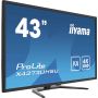 iiyama ProLite X4373UHSU-B1 computer monitor 108 cm (42.5") 3840 x 2160 Pixels 4K Ultra HD Zwart (X4373UHSU-B1) thumbnail