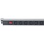 Intellinet Energiedistributie-eenheden (PDU) 19" 1U, 8-voudig EU, C13-uitgangen, C20-ingang achterzijde, anti-shedding, afneembaar netsnoer 2 m, rackmontage, 3 jaar garantie (163651) thumbnail