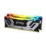 Kingston Technology FURY 48GB 8400MT/s DDR5 CL40 CUDIMM (set van 2) Renegade RGB Silver XMP (KF584CU40RSAK2-48) thumbnail