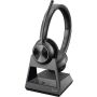 POLY SAVI 7300 Headset Draadloos Handheld Kantoor/callcenter Zwart (215201-05) thumbnail