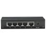 Intellinet 5-Port Fast Ethernet Office Switch Fast Ethernet (10/100) Zwart (523301) thumbnail
