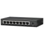 Intellinet 8-Port Fast Ethernet Office Switch Fast Ethernet (10/100) Zwart (523318) thumbnail