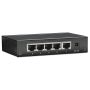 Intellinet 530378 netwerk-switch Gigabit Ethernet (10/100/1000) Zwart (530378) thumbnail