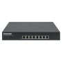 Intellinet 8-poorts Gigabit Ethernet PoE+ netwerk switch, 8x PoE-poorten, IEEE 802.3at/af conform, endspan, desktopuitvoering, 3 jaar garantie (560641) thumbnail