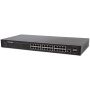 Intellinet 24-poorts Gigabit web-smart netwerk switch, 24x RJ45 10/100/1000 Mbps + 4x SFP-uplink, VLAN-ondersteuning, rackmontage, metalen behuizing, 3 jaar garantie (560917) thumbnail