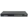 Intellinet 16-poorts Gigabit Ethernet PoE+ netwerk switch, 16x PoE-poorten, IEEE 802.3at/af (PoE+/PoE), endspan, rackmontage, 3 jaar garantie (560993) thumbnail