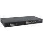 Intellinet 16-poorts Gigabit Ethernet PoE+ netwerk switch, 16x PoE-poorten, IEEE 802.3at/af (PoE+/PoE), endspan, rackmontage, 3 jaar garantie (560993) thumbnail