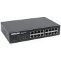 Intellinet 561068 netwerk-switch Unmanaged L2 Gigabit Ethernet (10/100/1000) 1U Zwart (561068) thumbnail