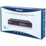 Intellinet 8-poorts Gigabit Ethernet PoE+ web-managed netwerk switch, 2x SFP-uplink, 140 W PoE-budget, VLAN-ondersteuning, 19" rackmontage, 3 jaar garantie (561167) thumbnail