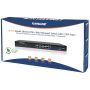 Intellinet 16-poorts Gigabit Ethernet PoE+ web-managed netwerk switch met 2x SFP, IEEE 802.3at/af conform, 374 W, endspan, 19" rackmontage, 3 jaar garantie (561198) thumbnail