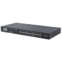 Intellinet 561242 netwerk-switch Unmanaged Gigabit Ethernet (10/100/1000) Power over Ethernet (PoE) 1U Zwart (561242) thumbnail