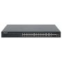 Intellinet 24-poorts Gigabit Ethernet PoE+ web-managed netwerk switch, 20x RJ45 + 4x combo RJ45/SFP, IEEE 802.3at/af conform, PoE-budget 370 W, VLANen QoS-ondersteuning, 19" rackmontage, 3 jaar garantie (561426) thumbnail