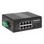 Intellinet 8-poorts industriële Gigabit PoE+ netwerk switch met PoE passthrough, 1x 95 W PD-ingang + 7x PSE-uitgang, 120 W budget, DIN-rail montage, robuuste metalen behuizing, 3 jaar garantie (561624) thumbnail