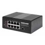 Intellinet 8-poorts industriële Gigabit PoE+ netwerk switch met PoE passthrough, 1x 95 W PD-ingang + 7x PSE-uitgang, 120 W budget, DIN-rail montage, robuuste metalen behuizing, 3 jaar garantie (561624) thumbnail