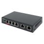 Intellinet 561686 netwerk-switch Fast Ethernet (10/100) Power over Ethernet (PoE) Zwart (561686) thumbnail