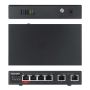 Intellinet 6-poorts Fast Ethernet PoE-netwerk switch, 4x PoE (1x high-power), PoE-budget 65 W, VLANen Extend-modus, 2x uplinkpoorten, geschikt voor bewakingsnetwerken, 3 jaar garantie (561686) thumbnail