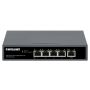 Intellinet 5-poorts Gigabit netwerk switch met PoE passthrough, 1x 95 W PD-ingang (802.3bt), 4x PSE PoE-uitgang, IEEE 802.3at/af conform, desktopof wandmontage, 3 jaar garantie (561808) thumbnail