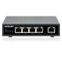 Intellinet 5-poorts Gigabit Ethernet PoE+ netwerk switch, 4x PoE-poorten, IEEE 802.3at/af conform, 62 W PoE-budget, endspan, desktopuitvoering, 3 jaar garantie (561839) thumbnail