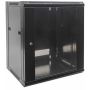 Intellinet 19" netwerkkast wand (standaard), 12U, 600 mm diep, zwart, bouwpakket, max. 60 kg, bruikbare diepte 410 mm, metalen & glazen deur, afneembare zijpanelen, montagemateriaal niet inbegrepen (711883) thumbnail