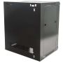 Intellinet 19" netwerkkast wand (standaard), 12U, 600 mm diep, zwart, bouwpakket, max. 60 kg, bruikbare diepte 410 mm, metalen & glazen deur, afneembare zijpanelen, montagemateriaal niet inbegrepen (711883) thumbnail
