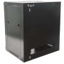 Intellinet 19" netwerkkast wand (standaard), 12U, 600 mm diep, zwart, bouwpakket, max. 60 kg, bruikbare diepte 410 mm, metalen & glazen deur, afneembare zijpanelen, montagemateriaal niet inbegrepen (711883) thumbnail