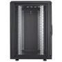Intellinet 19" netwerkkast vrijstaand, 16U, 600x600 mm (breedte x diepte), zwart, bouwpakket (flatpack), max. 1500 kg, meerpuntsdeurslot, 1 slot per zijpaneel, bruikbare diepte 123–373 mm, IP20, staal (713061) thumbnail