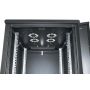 Intellinet 19" netwerkkast vrijstaand, 42U, 800x800 mm (breedte x diepte), zwart, bouwpakket (flatpack), max. 1500 kg, meerpuntsdeurslot, 1 slot per zijpaneel, bruikbare diepte 123–573 mm, IP20, staal (713191) thumbnail