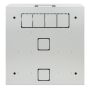Intellinet 713641 rack 2U/4U Wandrek Grijs (713641) thumbnail