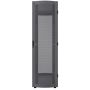 Intellinet 19" serverkast vrijstaand, 42U, 600x1200 mm (breedte x diepte), zwart, bouwpakket (flatpack), max. 1500 kg, meerpuntsdeurslot, 1 slot per zijpaneel, bruikbare diepte 123–973 mm, IP20, staal (713719) thumbnail